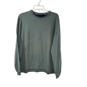 Travis Mathew Carlin men’s green long sleeve sweatshirt size Large. #35-1886